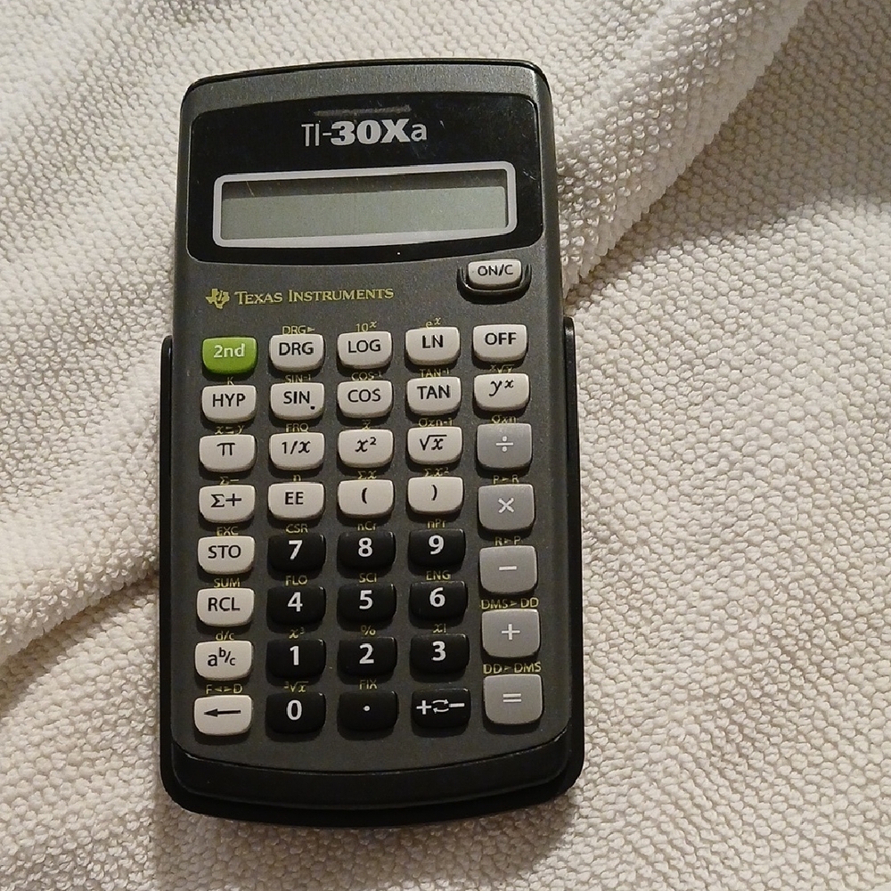 Texas Instruments TI-30Xa Black and Gray Calculator